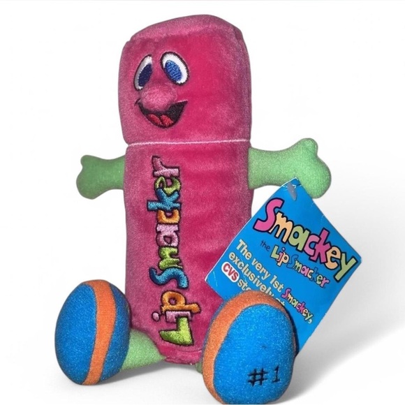 Vintage y2k Lip Smacker Plush Smackey The Lip Smacker CVS Bonne Bell NOS - Picture 1 of 4